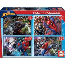4 in 1 puzzle spiderman 