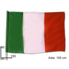 Bandiera Italia con Asta, 90x150